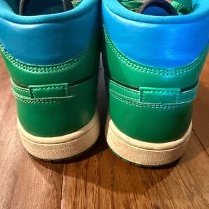 Nike Green and Blue Women's Sneakers